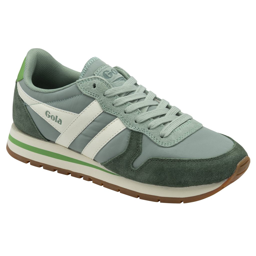 Gola Classics Daytona Chute Sneakers Verdes Branco Portugal | USTY73596
