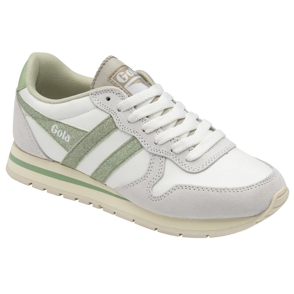 Gola Classics Daytona Glitter Sneakers Branco Luz Verdes Portugal | NDXR79813
