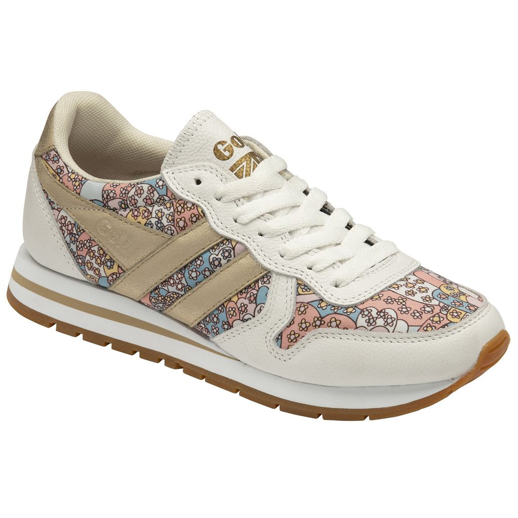 Gola Classics Daytona LBTY CP Sneakers Branco Douradas Portugal | SQFX80352