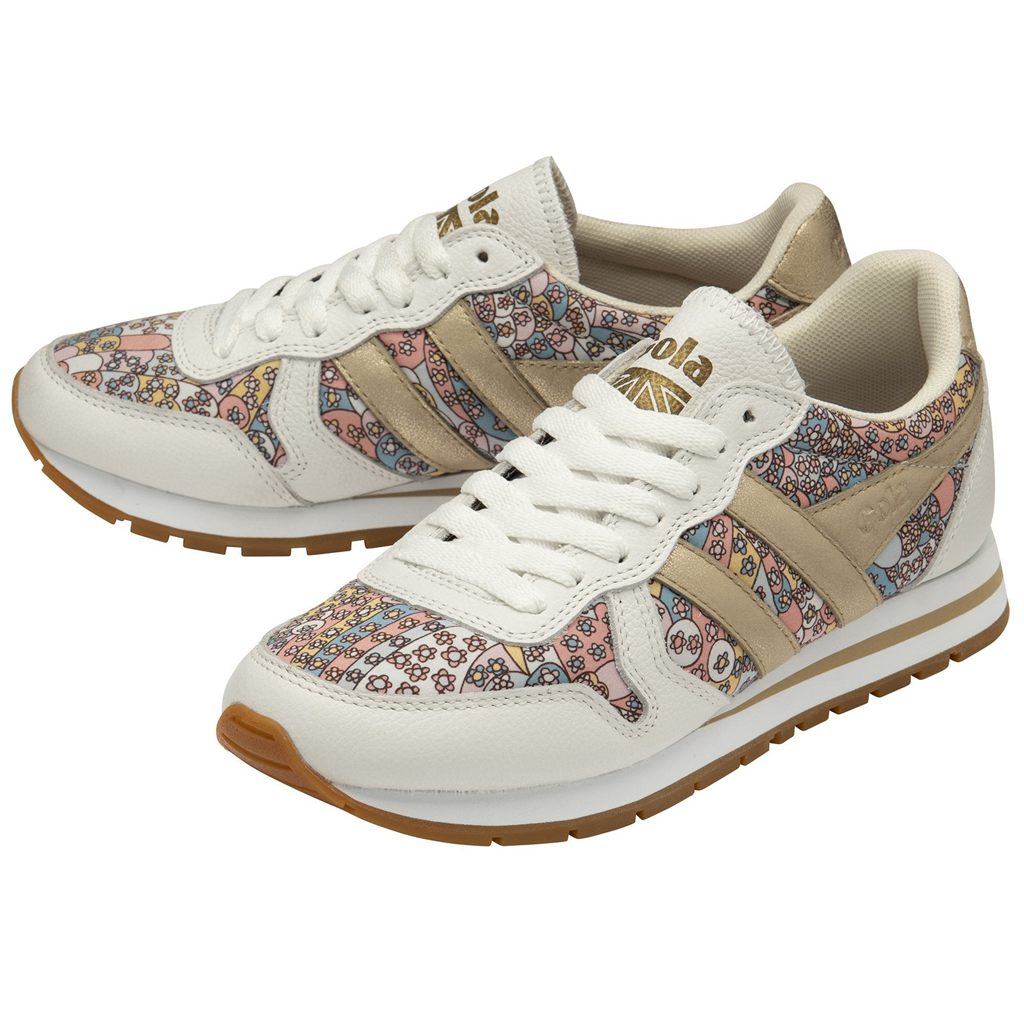 Gola Classics Daytona LBTY CP Sneakers Branco Douradas Portugal | SQFX80352