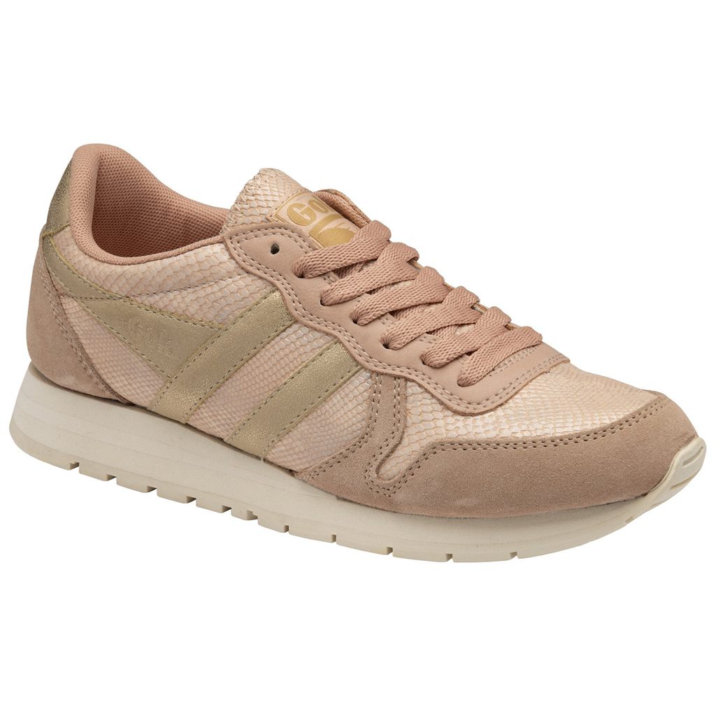 Gola Classics Daytona Lizard Sneakers Rosa Douradas Portugal | OBIW01576
