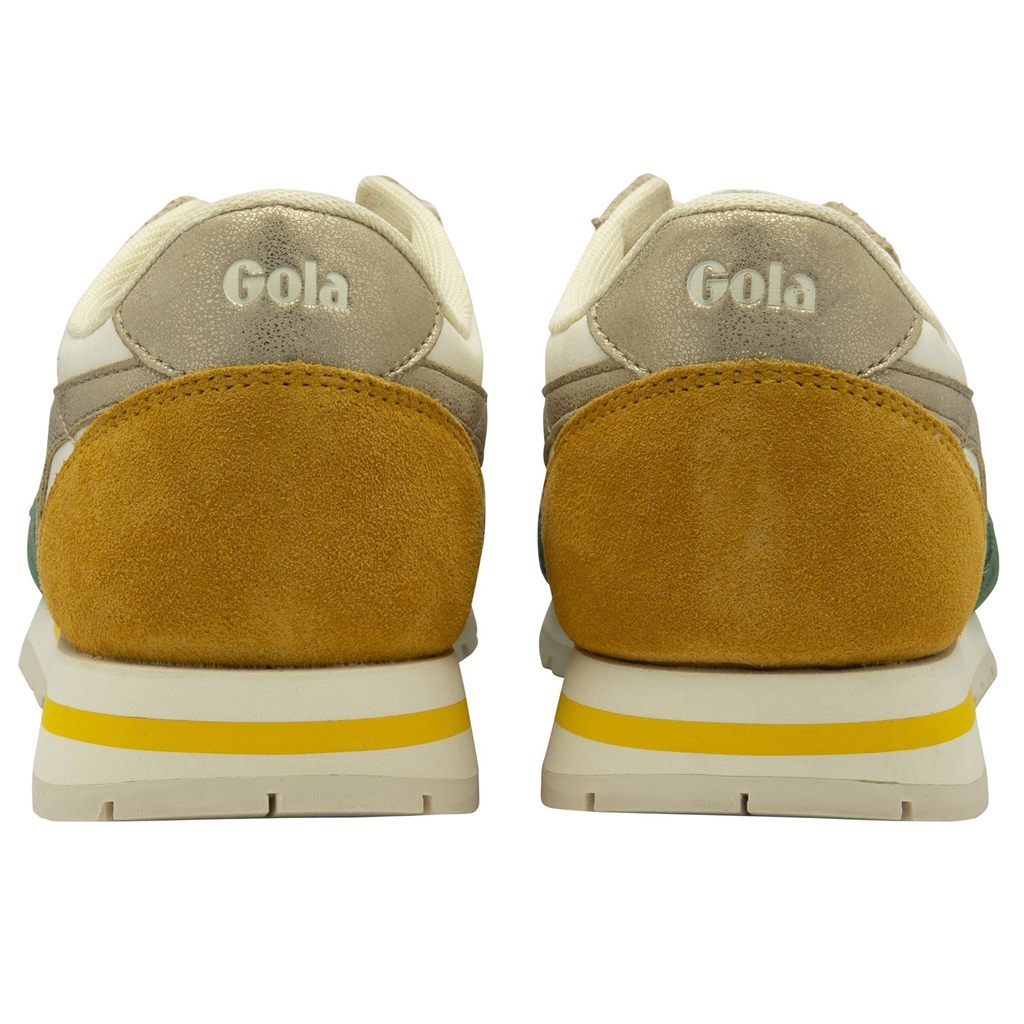 Gola Classics Daytona Quadrant Sneakers Branco Douradas Portugal | AYXN16807