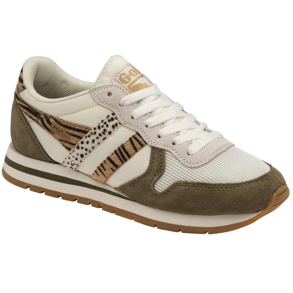 Gola Classics Daytona Safari Sneakers Branco Caqui Portugal | FEXP51267