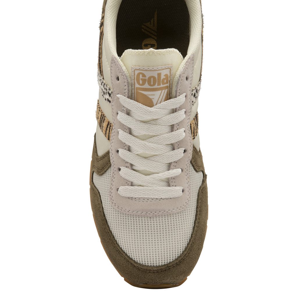 Gola Classics Daytona Safari Sneakers Branco Caqui Portugal | FEXP51267