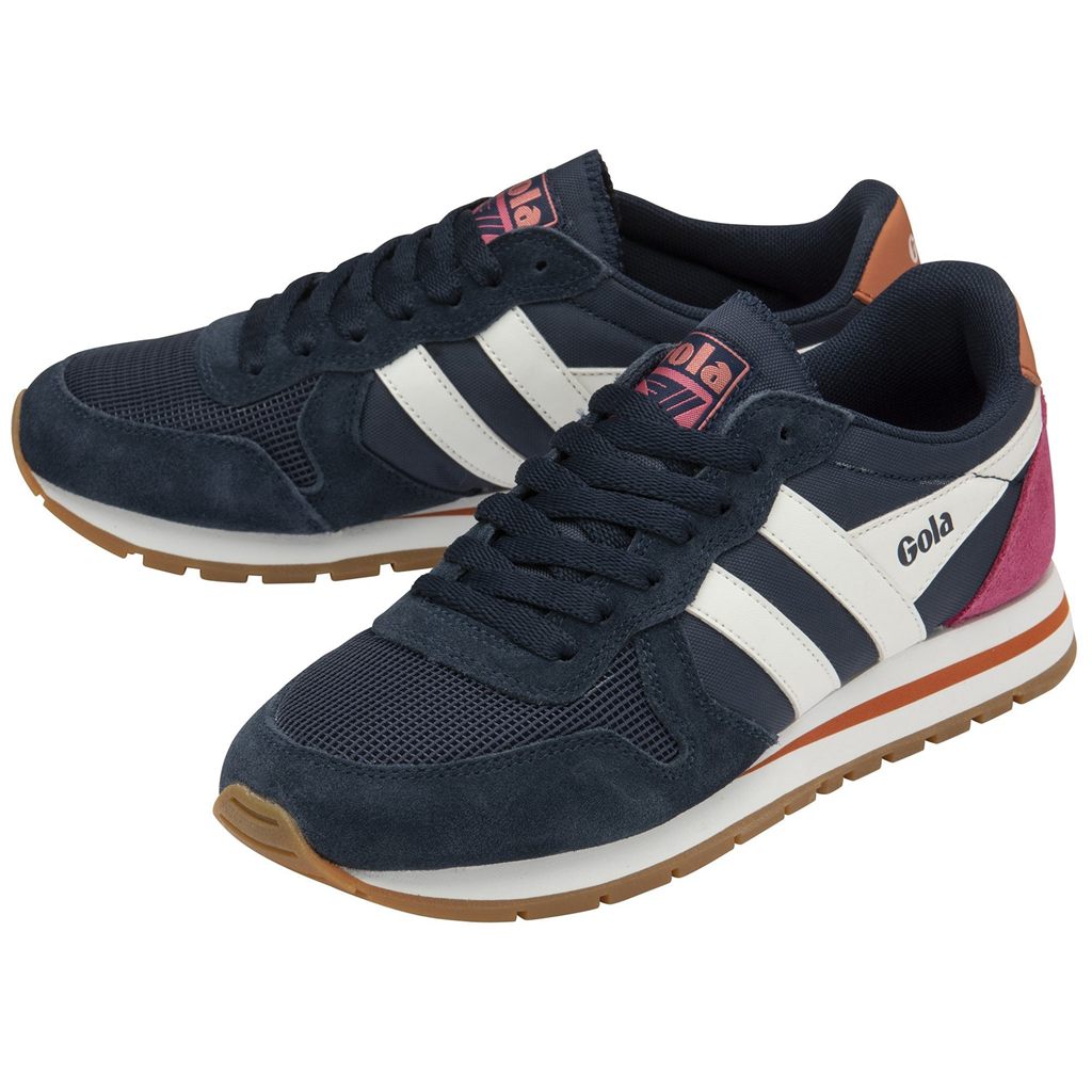 Gola Classics Daytona Sneakers Azul Marinho Branco Coral Portugal | KRDU95836