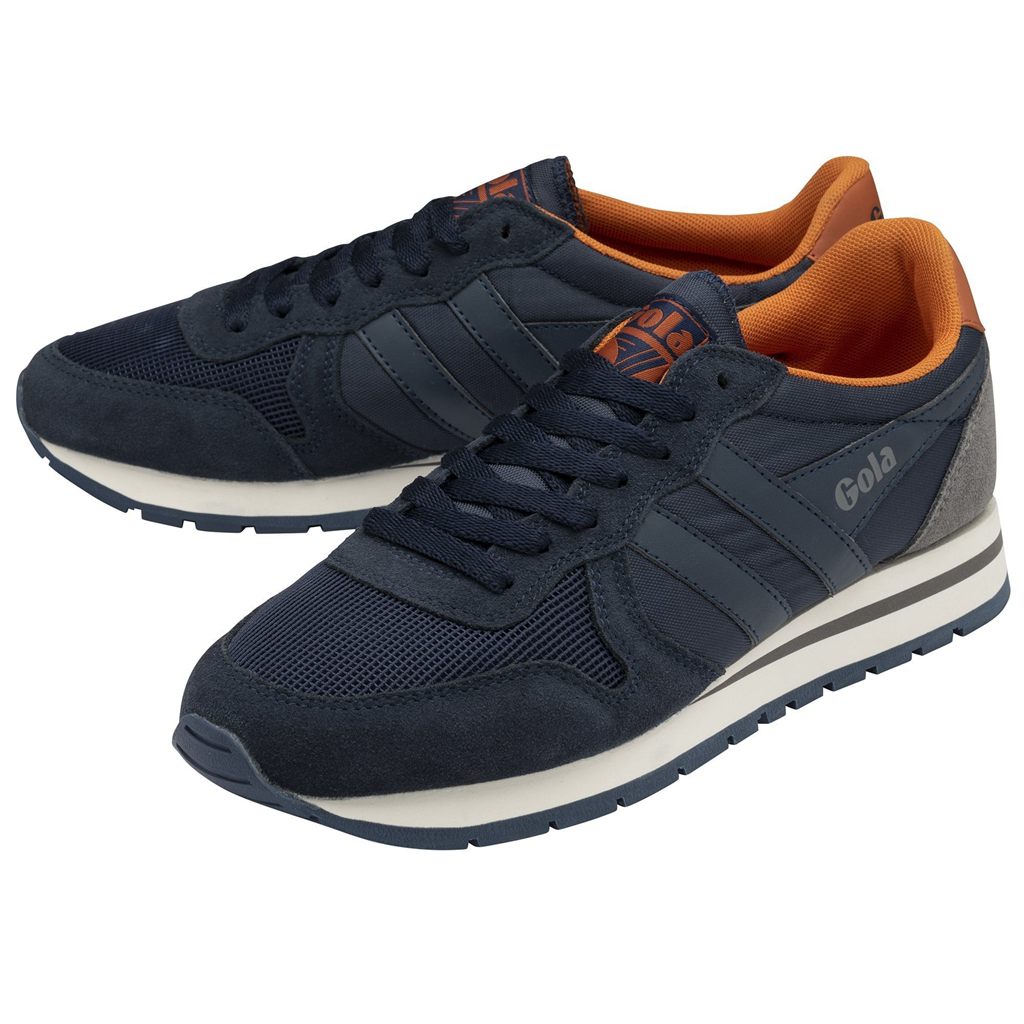 Gola Classics Daytona Sneakers Azul Marinho Laranja Portugal | SGQN51720