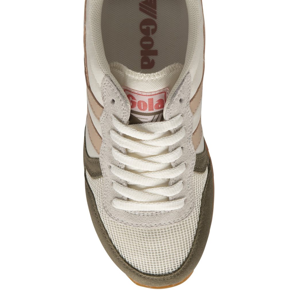 Gola Classics Daytona Sneakers Branco Caqui Rosa Portugal | WNBA85620