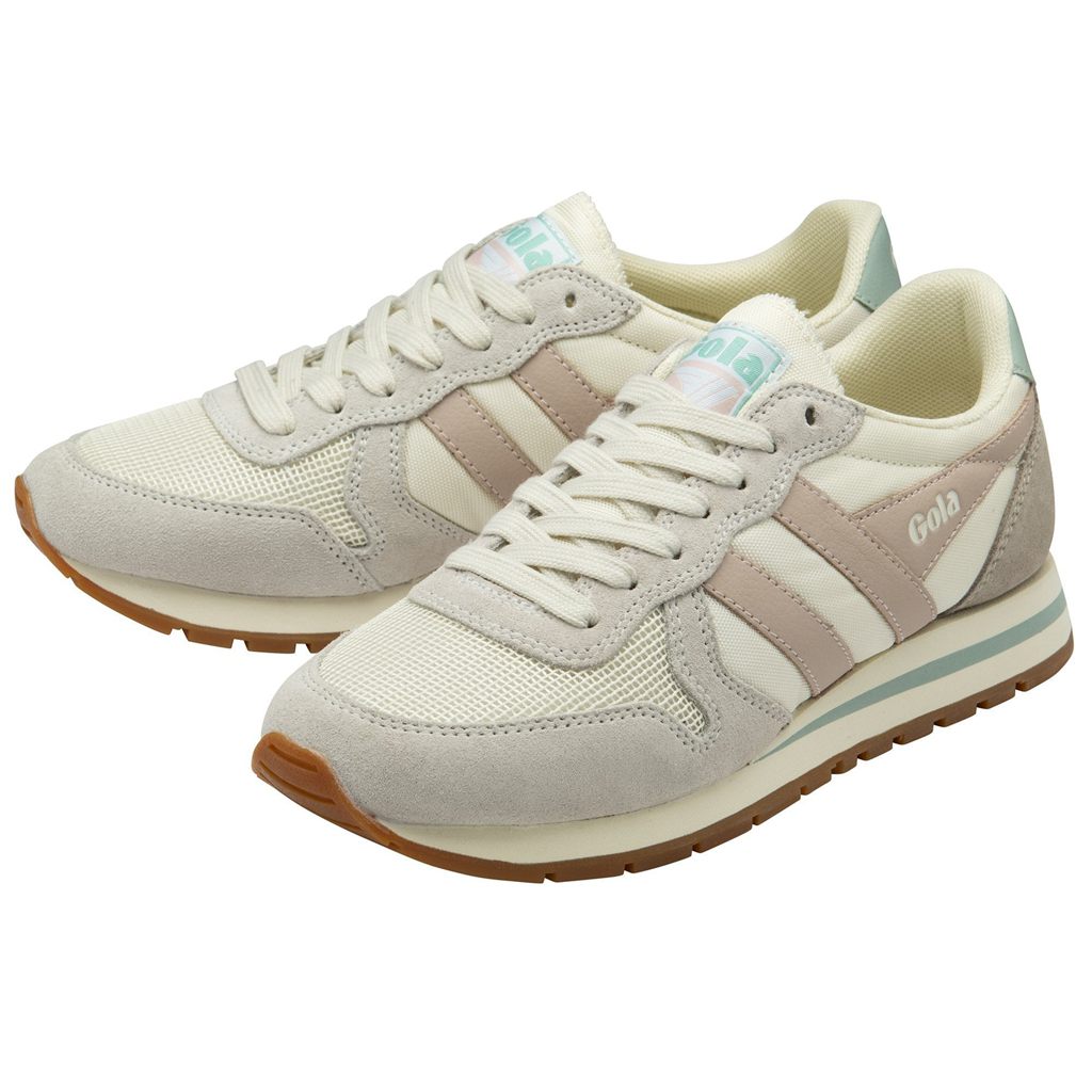 Gola Classics Daytona Sneakers Branco Rosa Portugal | ZOJK39801