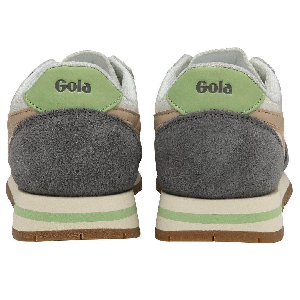 Gola Classics Daytona Sneakers Branco Rosa Verdes Portugal | YUDZ61092