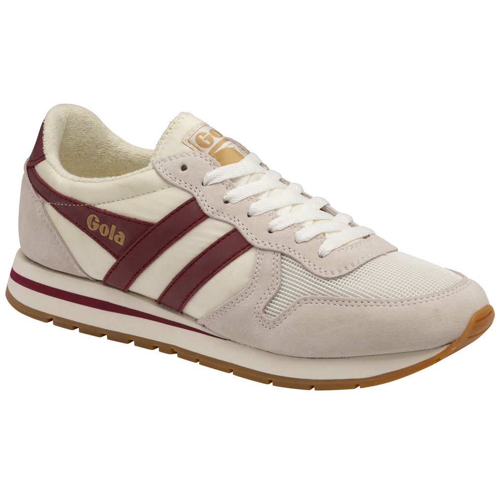 Gola Classics Daytona Sneakers Branco Vermelhas Escuro Portugal | KAHB41687