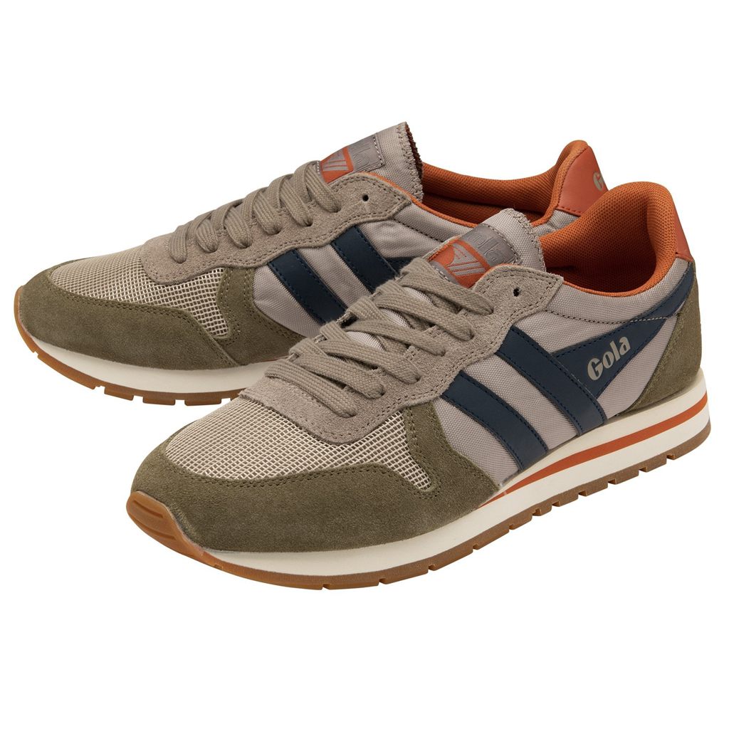 Gola Classics Daytona Sneakers Caqui Azul Marinho Portugal | OUZK19546