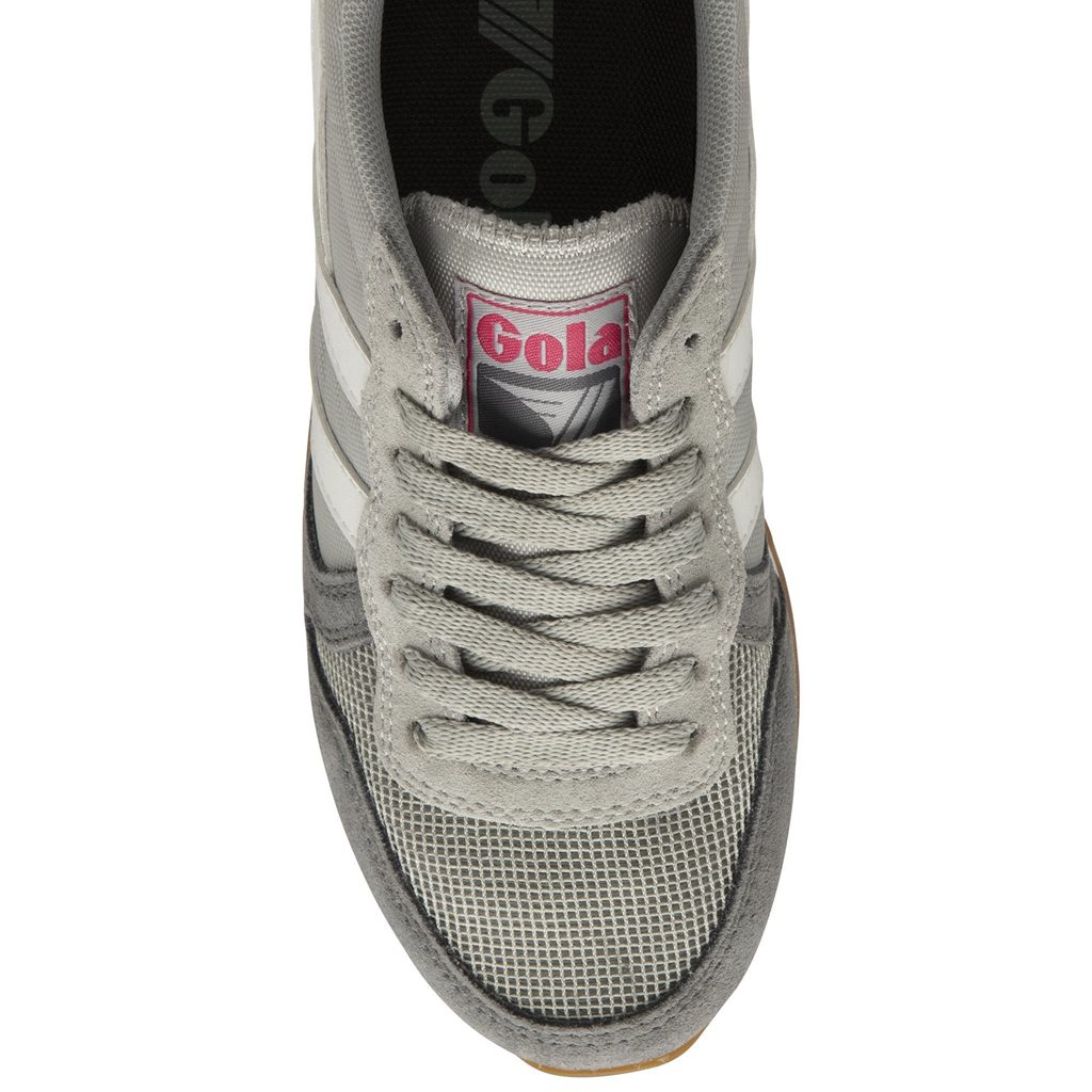 Gola Classics Daytona Sneakers Luz Cinzentas Branco Rosa Portugal | YAUD35401