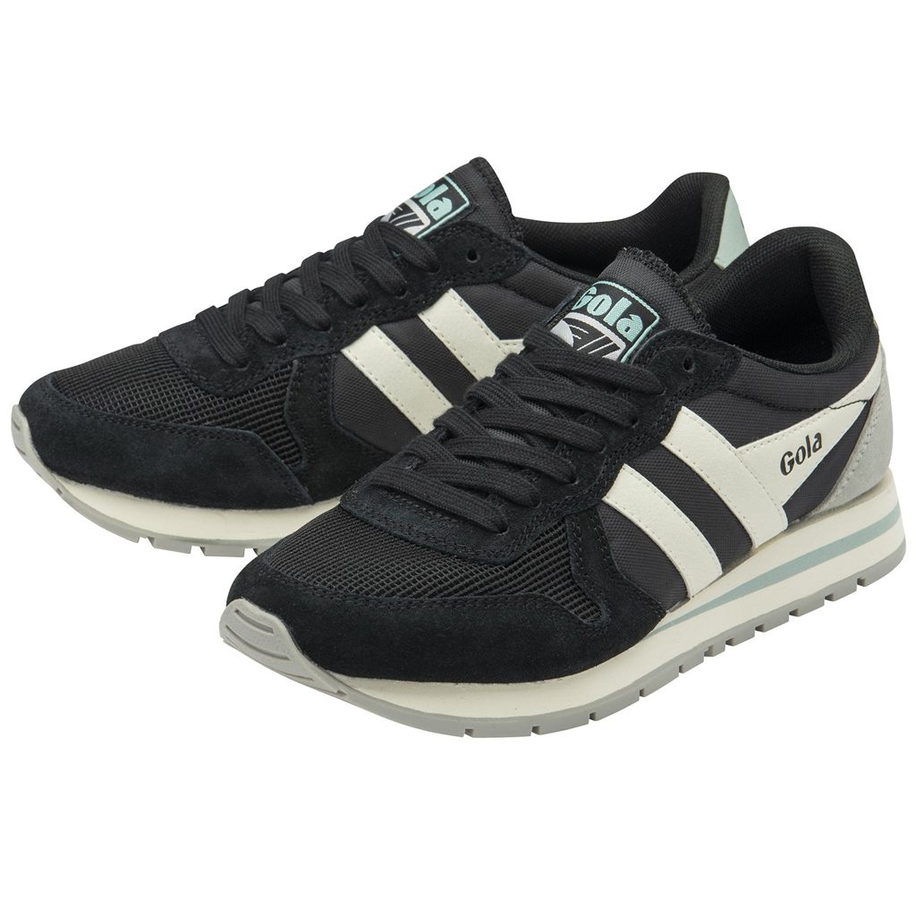 Gola Classics Daytona Sneakers Pretas Branco Portugal | DYXT50386