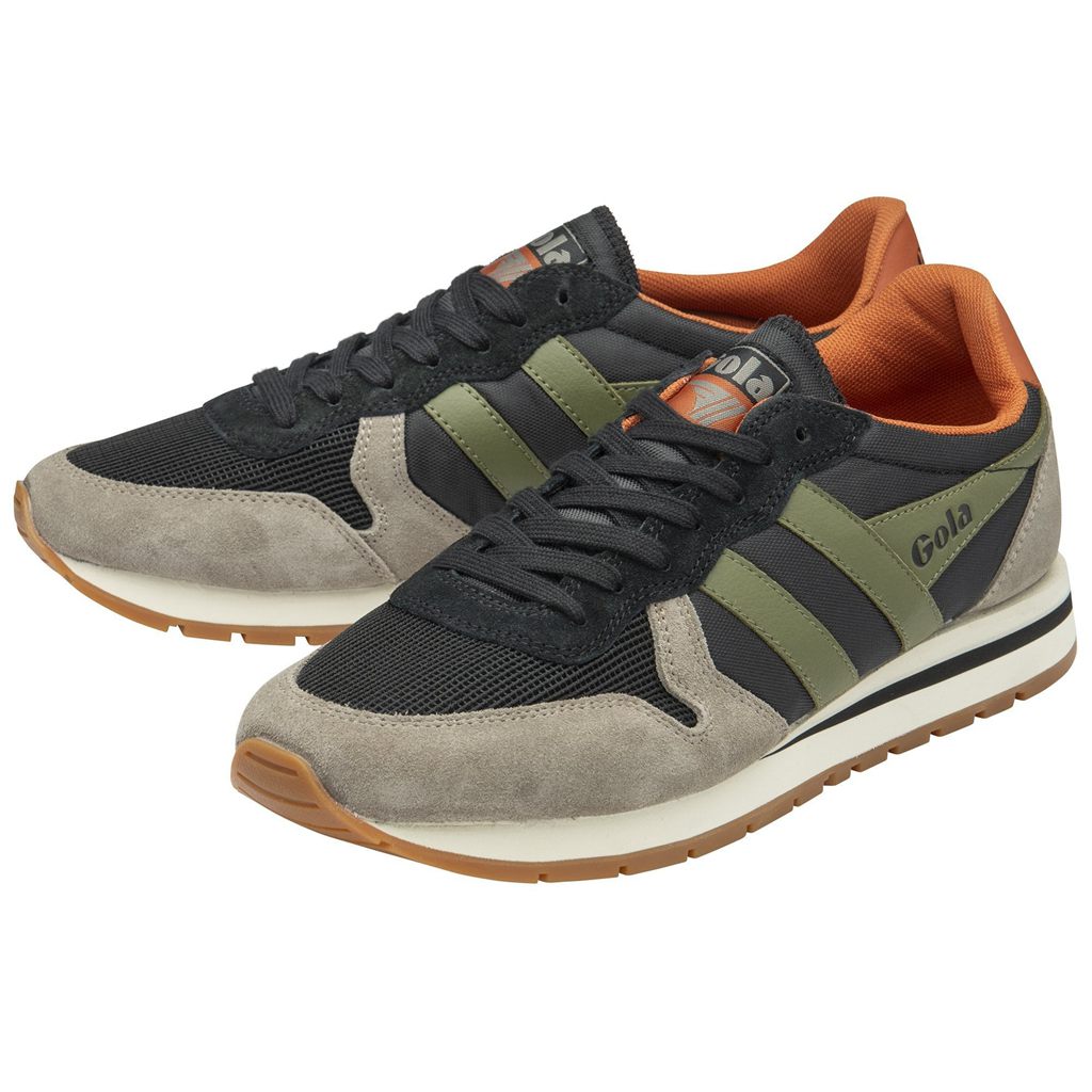 Gola Classics Daytona Sneakers Pretas Caqui Portugal | SONF62913