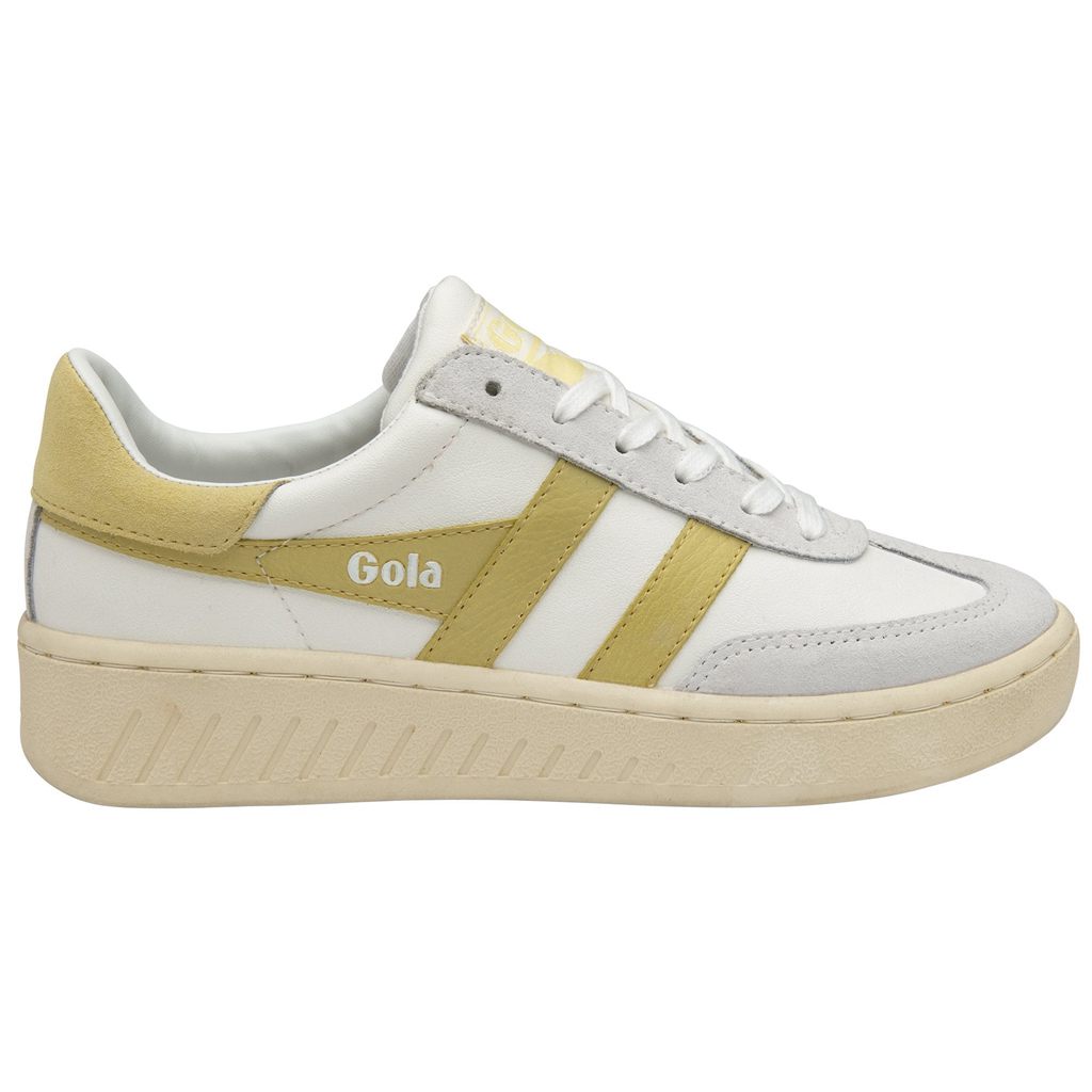 Gola Classics Dropshot Sneakers Branco Limão Portugal | YFHE21957