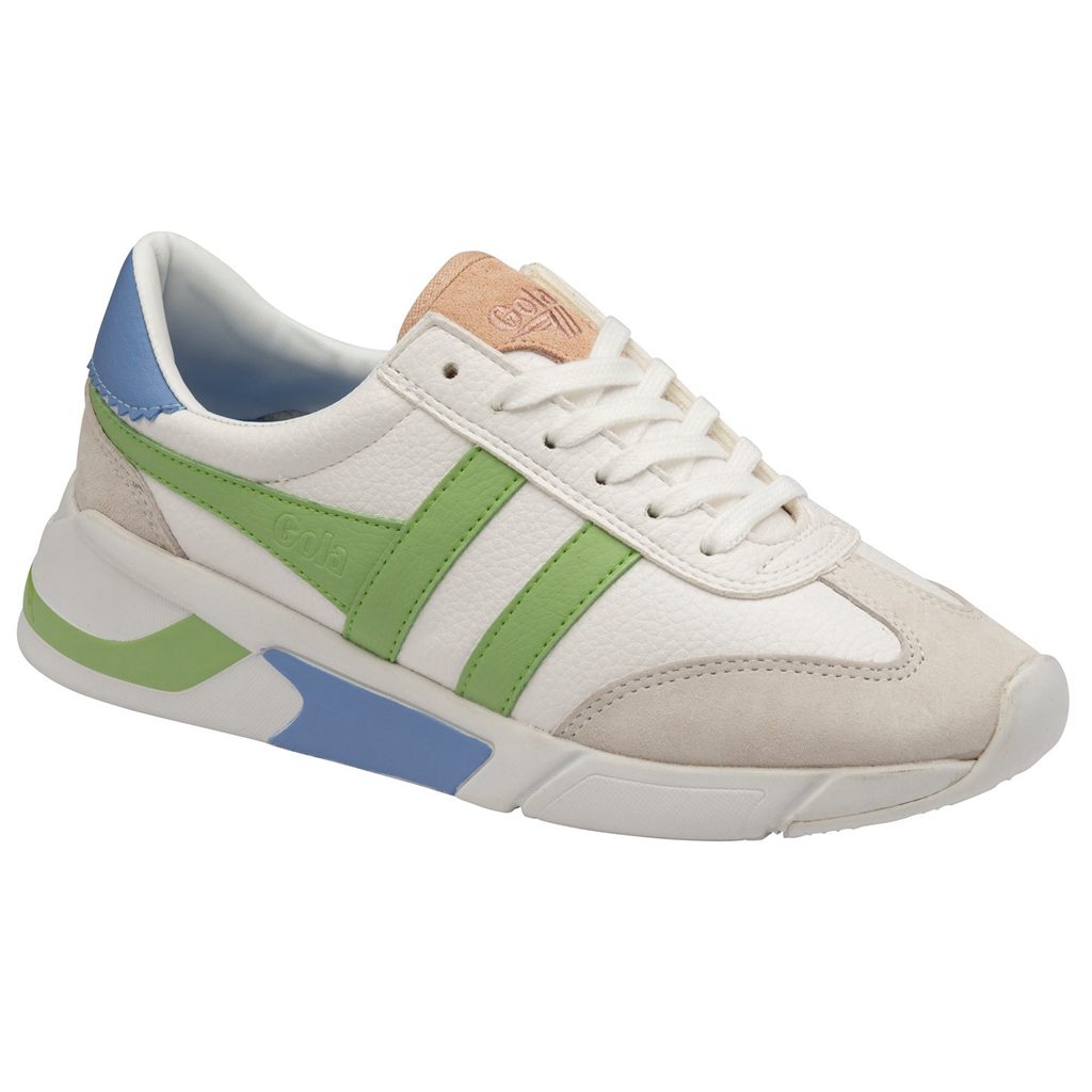 Gola Classics Eclipse California Sneakers Branco Verdes Azuis Portugal | JUWX20784