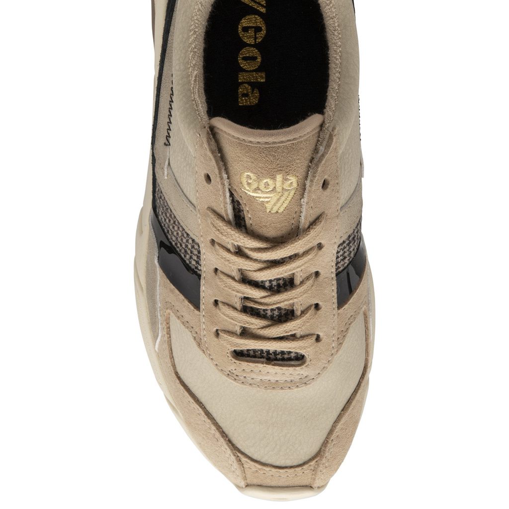 Gola Classics Eclipse Mode Sneakers Oat Tweed Multi Portugal | QHCF64502