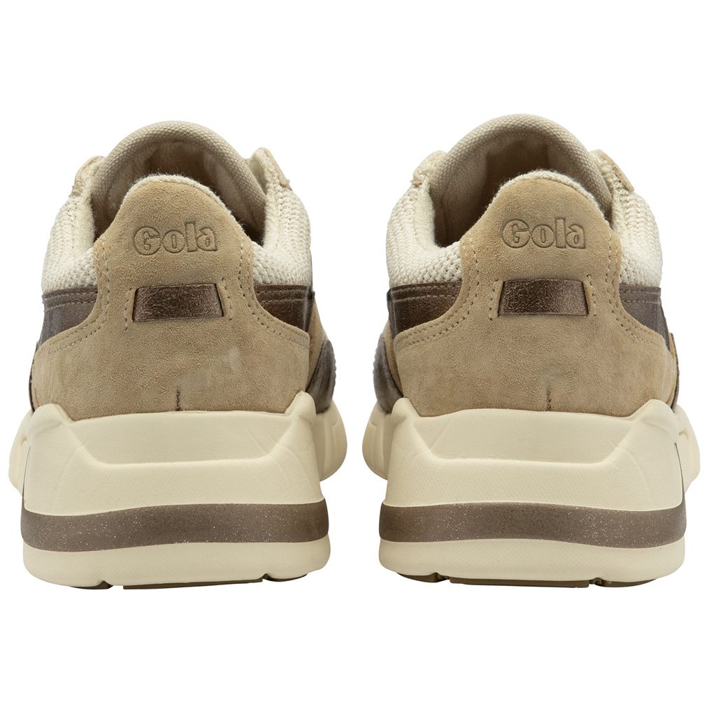 Gola Classics Eclipse Mode Sneakers Wheat Oat Bronze Portugal | AMJH04581