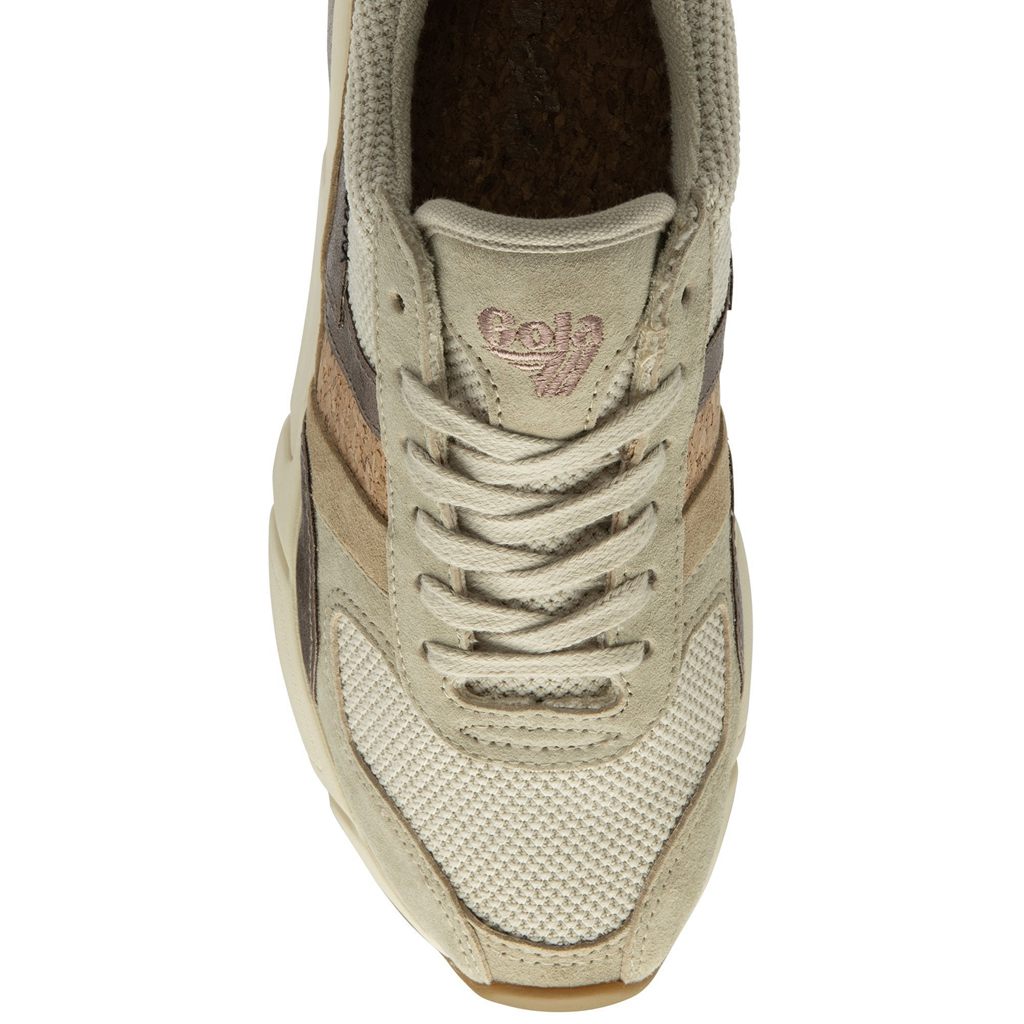 Gola Classics Eclipse Mode Sneakers Wheat Oat Bronze Portugal | AMJH04581