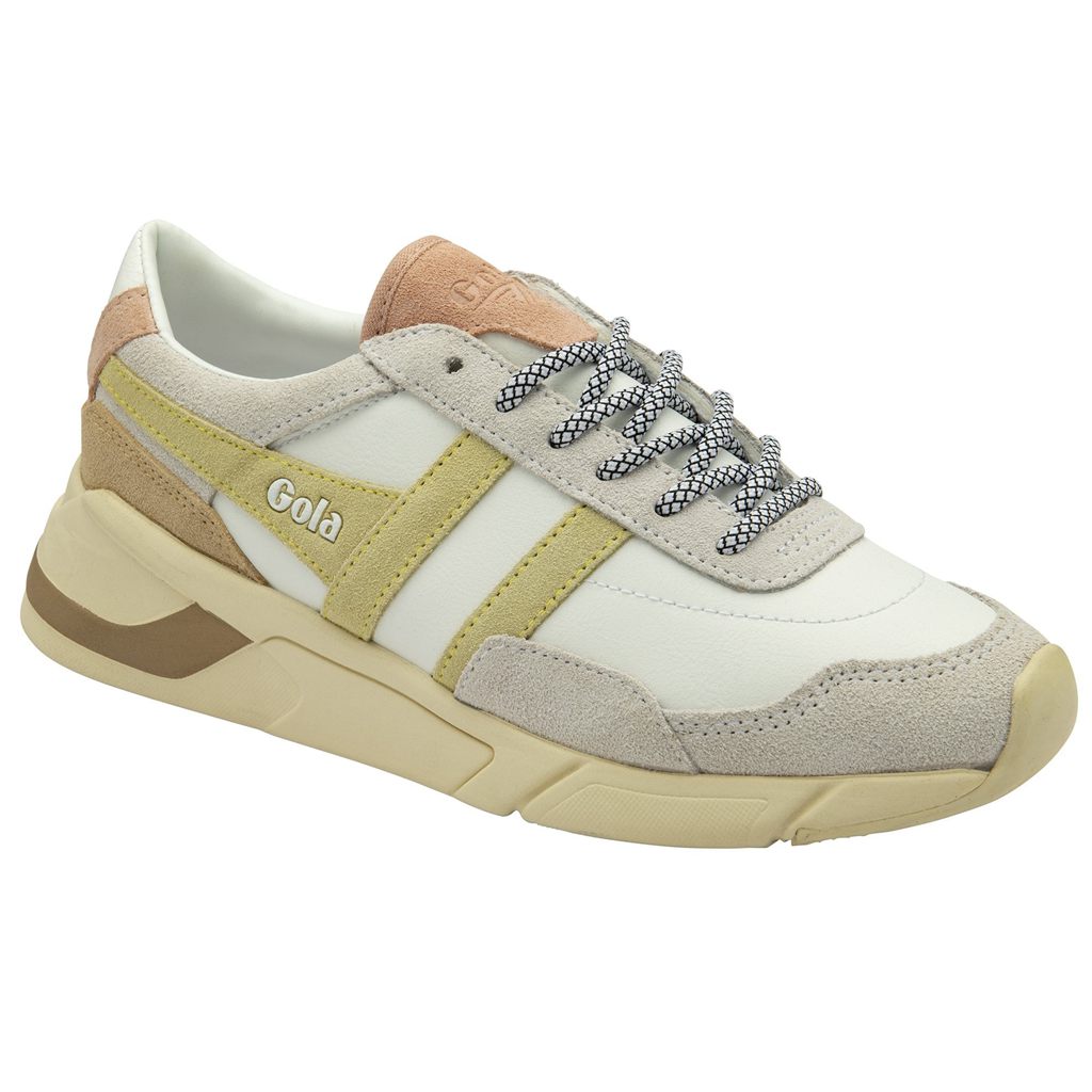 Gola Classics Eclipse Pure Sneakers Branco Limão Rosa Portugal | FWOT86510
