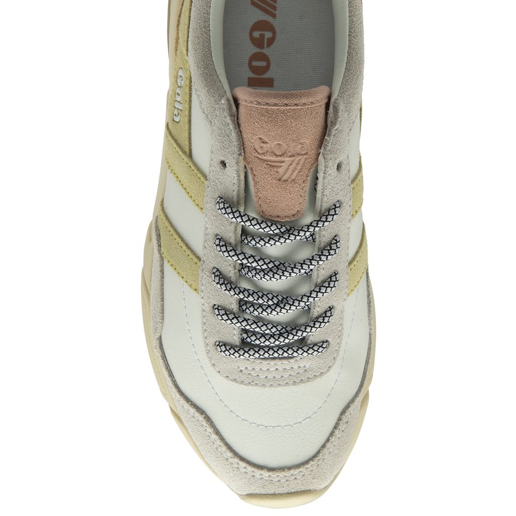 Gola Classics Eclipse Pure Sneakers Branco Limão Rosa Portugal | FWOT86510