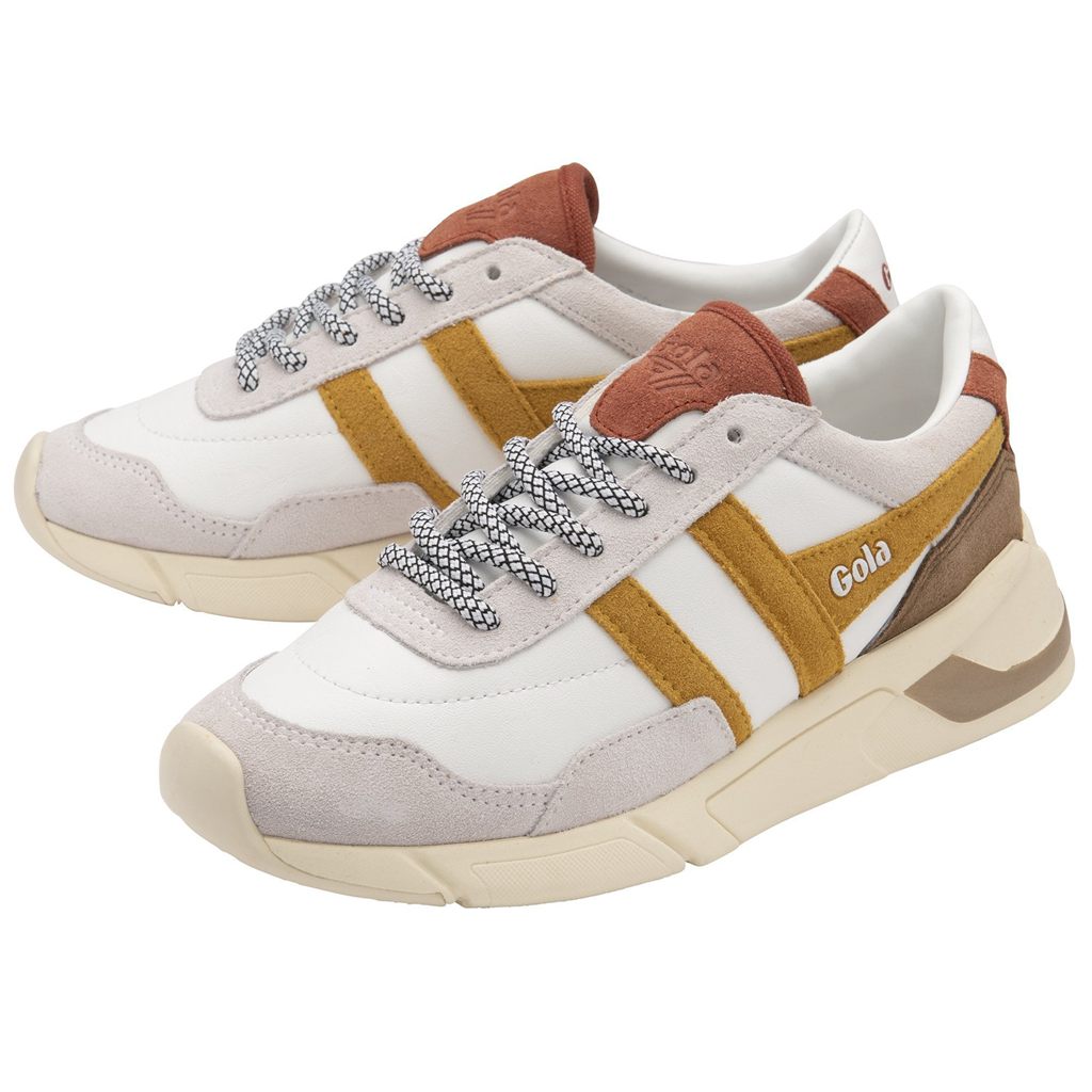 Gola Classics Eclipse Pure Sneakers Branco Laranja Portugal | SNWG89571