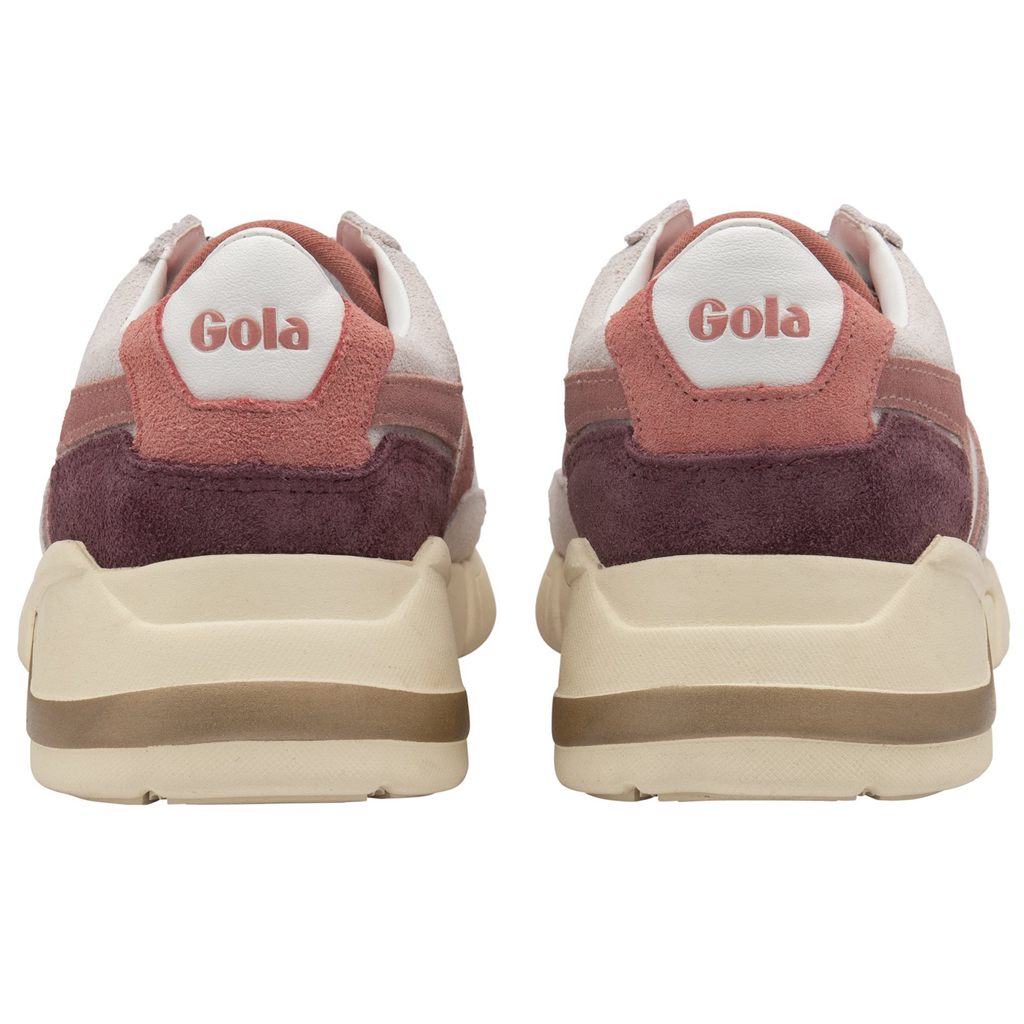 Gola Classics Eclipse Pure Sneakers Branco Rosa Coral Rosa Portugal | YPVK09572