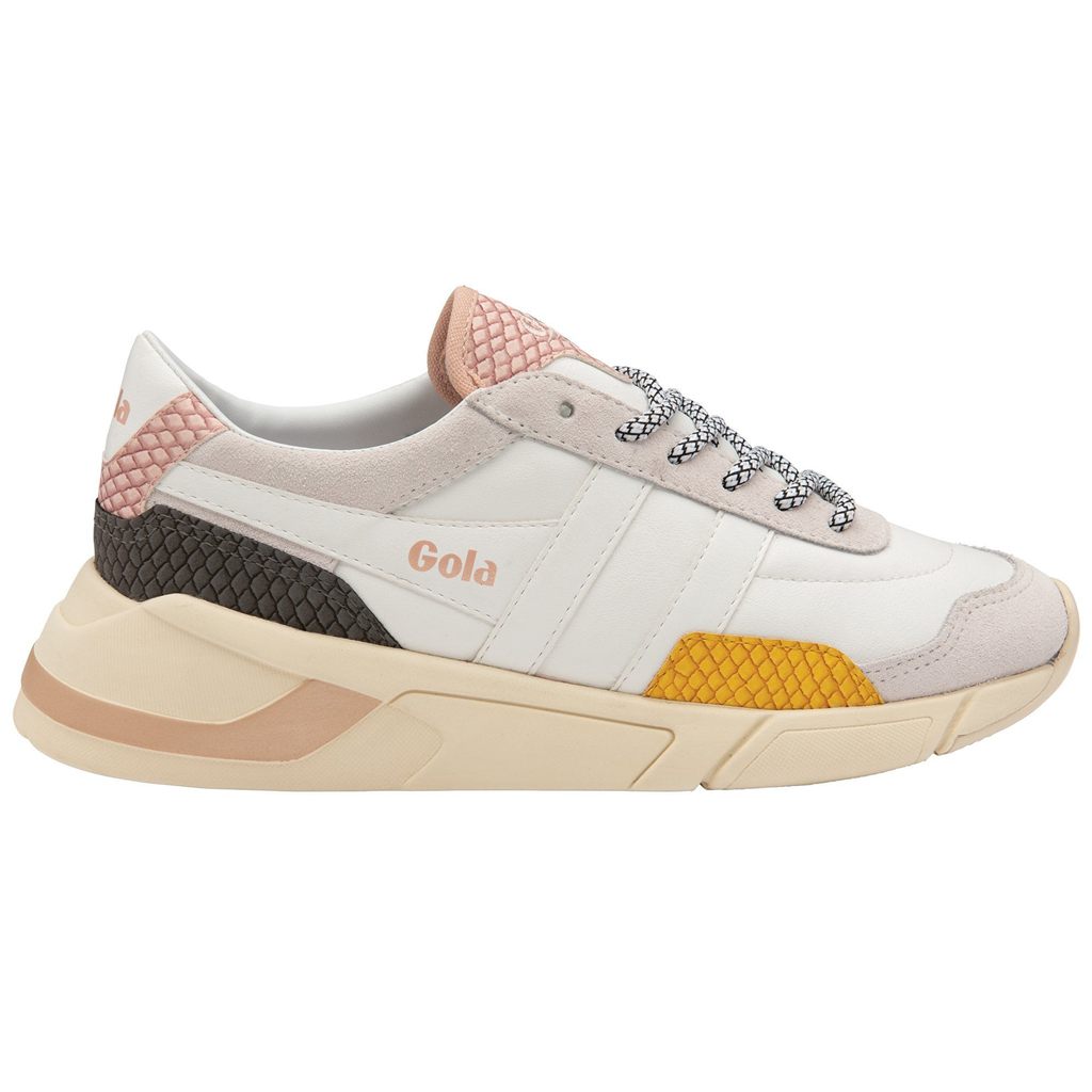 Gola Classics Eclipse Trident Snake Sneakers Branco Rosa Portugal | FOQT43597