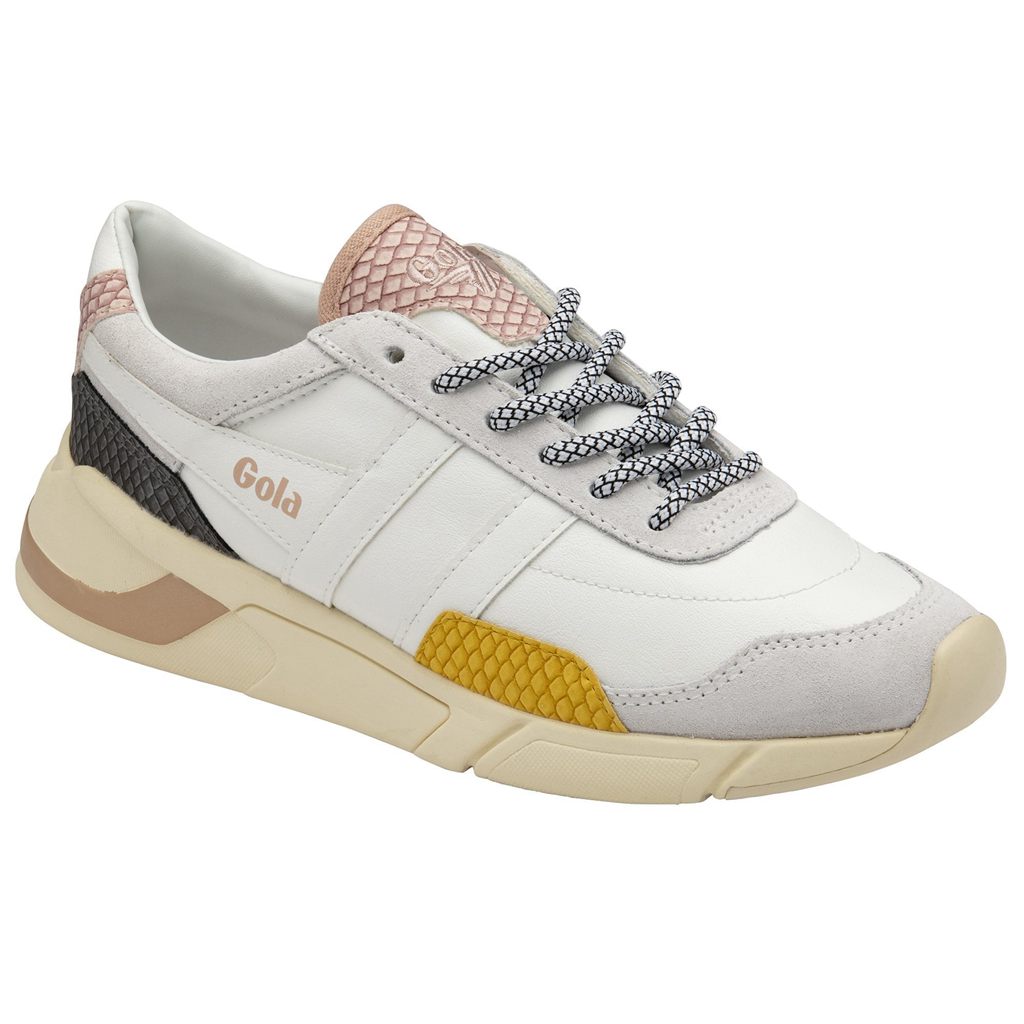 Gola Classics Eclipse Trident Snake Sneakers Branco Rosa Portugal | FOQT43597