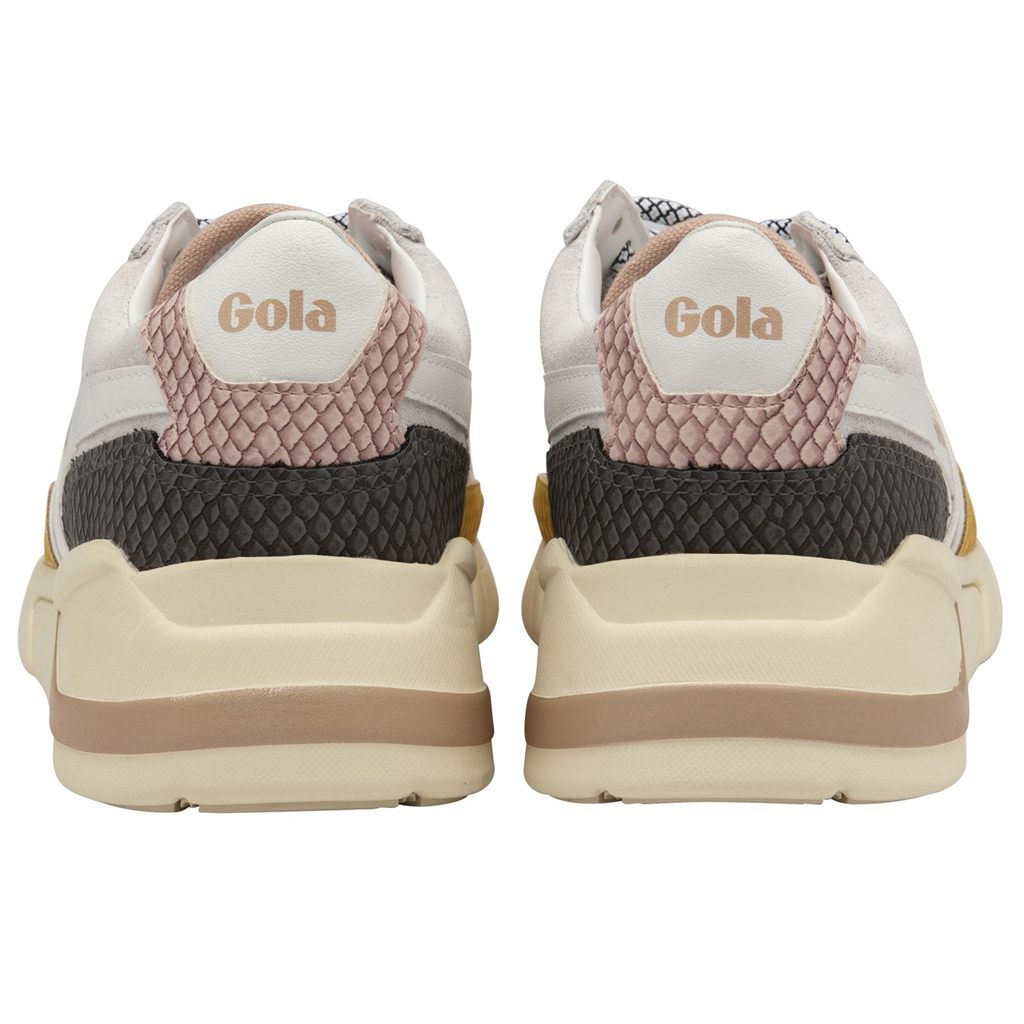 Gola Classics Eclipse Trident Snake Sneakers Branco Rosa Portugal | FOQT43597