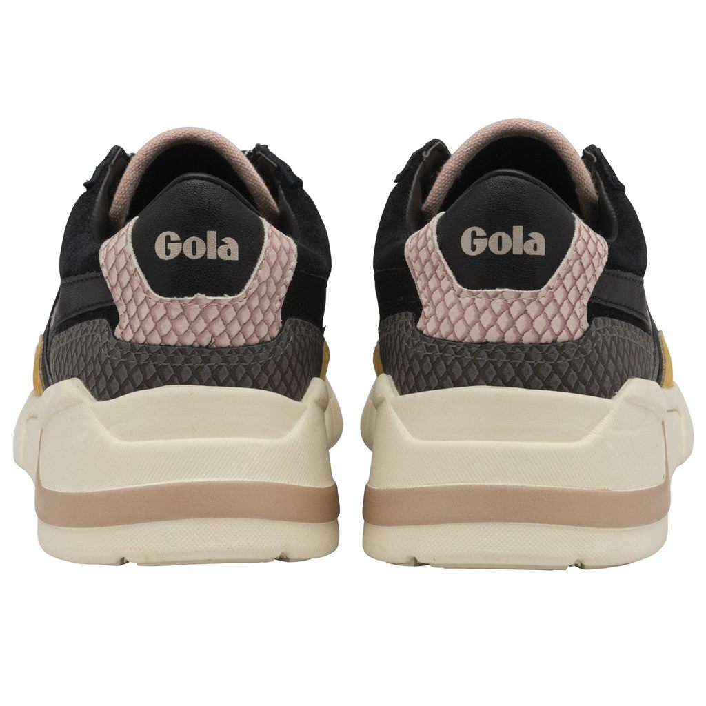 Gola Classics Eclipse Trident Snake Sneakers Pretas Rosa Portugal | VCGP15069