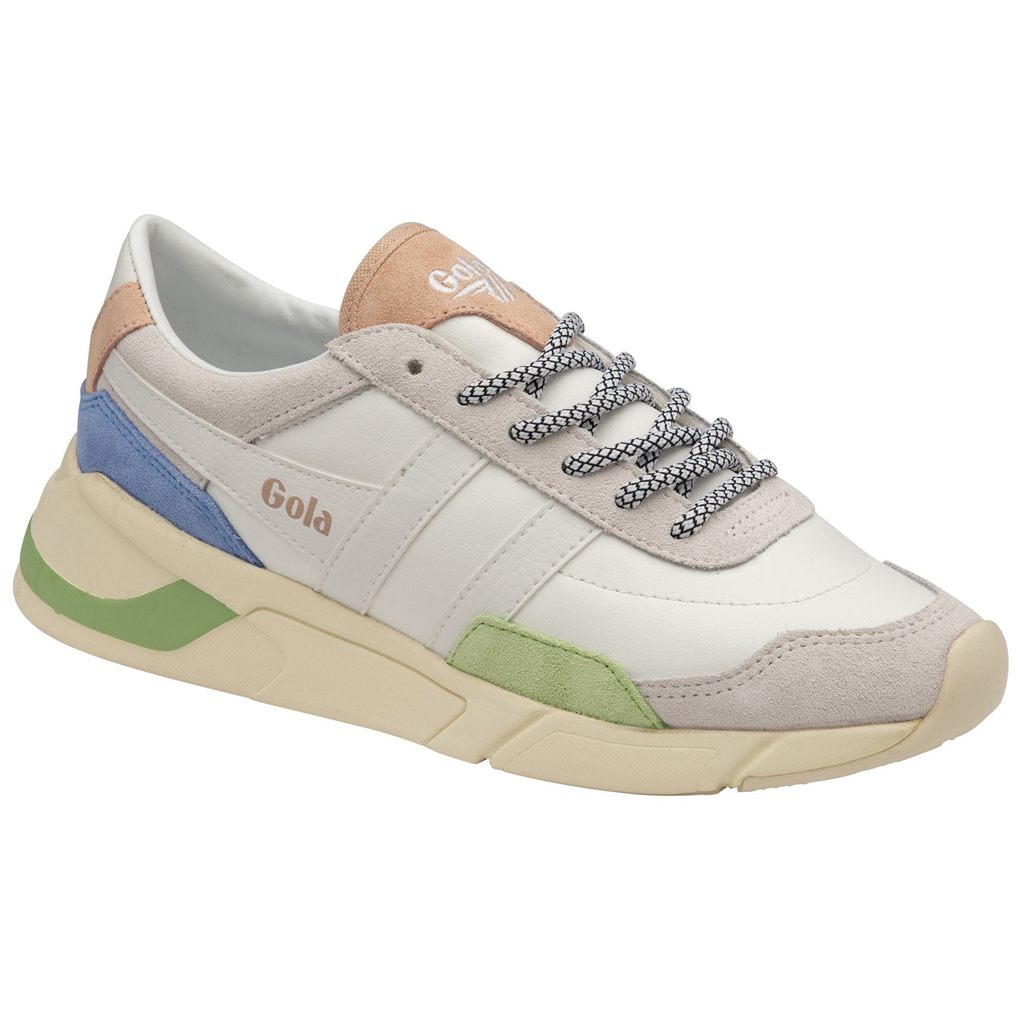 Gola Classics Eclipse Trident Sneakers Branco Verdes Azuis Portugal | QMYN84927