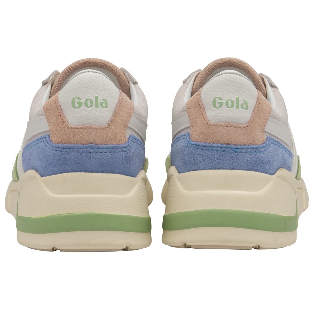 Gola Classics Eclipse Trident Sneakers Branco Verdes Azuis Portugal | QMYN84927