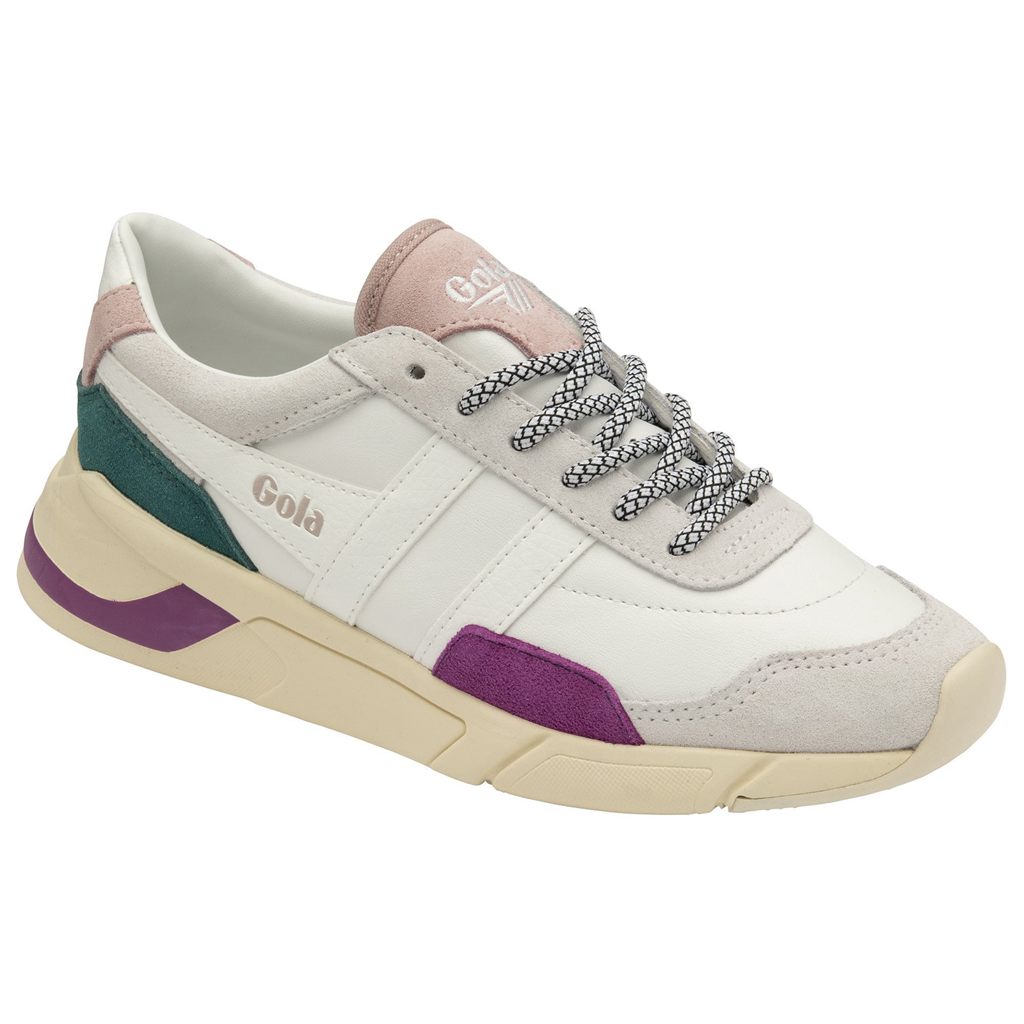 Gola Classics Eclipse Trident Sneakers Branco Rosa Portugal | YIBH24170
