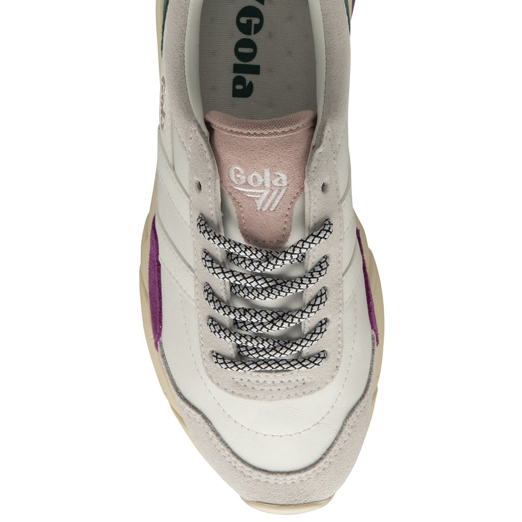 Gola Classics Eclipse Trident Sneakers Branco Rosa Portugal | YIBH24170