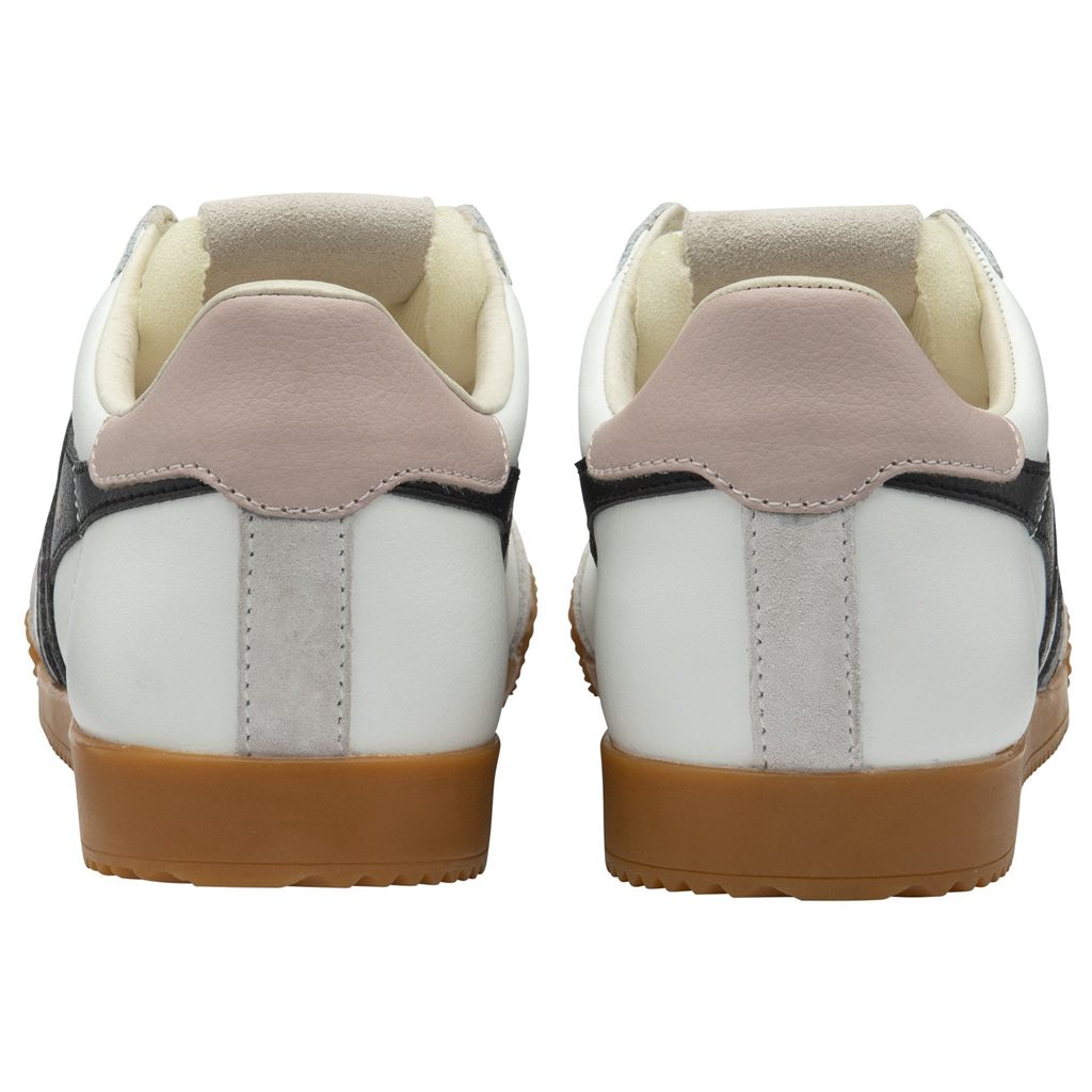 Gola Classics Elan Leather Sneakers Branco Pretas Rosa Portugal | NRWS14268