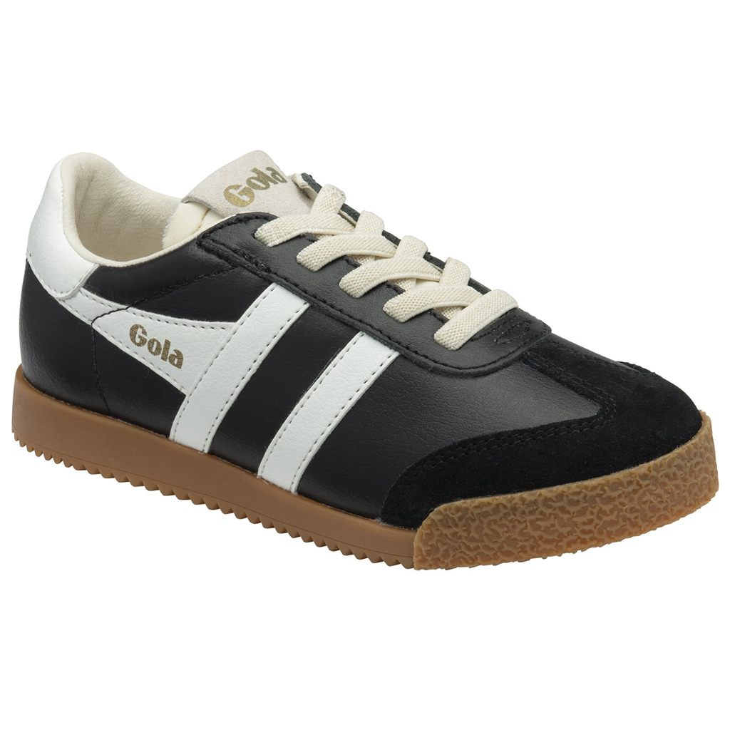 Gola Classics Elan Leather Sneakers Pretas Branco Portugal | VRZW05392