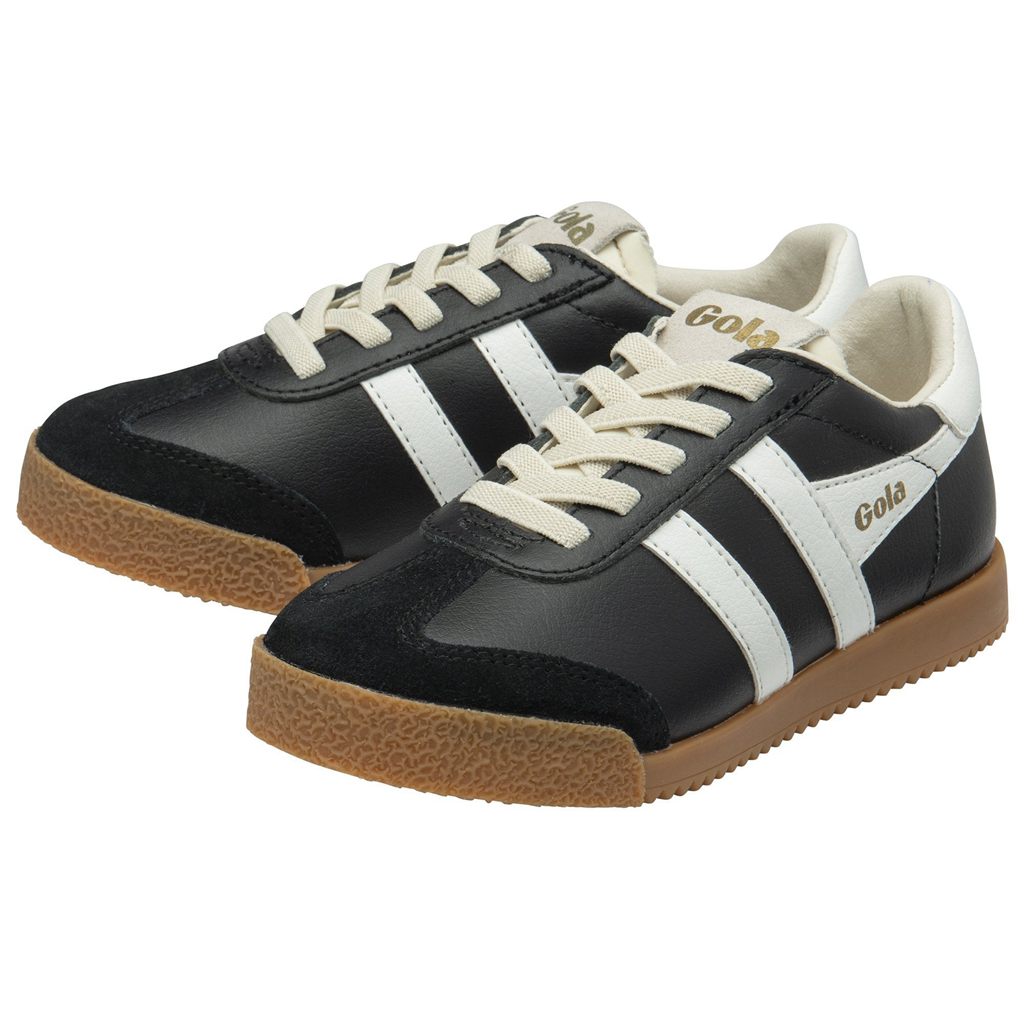 Gola Classics Elan Leather Sneakers Pretas Branco Portugal | VRZW05392