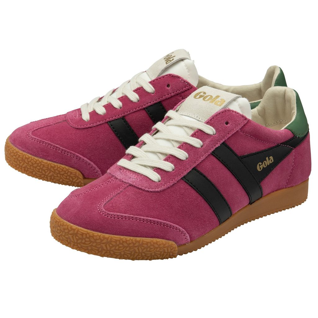 Gola Classics Elan Sneakers Fucsia Pretas Portugal | WIDK91506