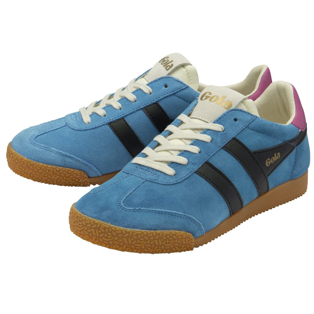 Gola Classics Elan Sneakers Pretas Fucsia Portugal | ESUF81950