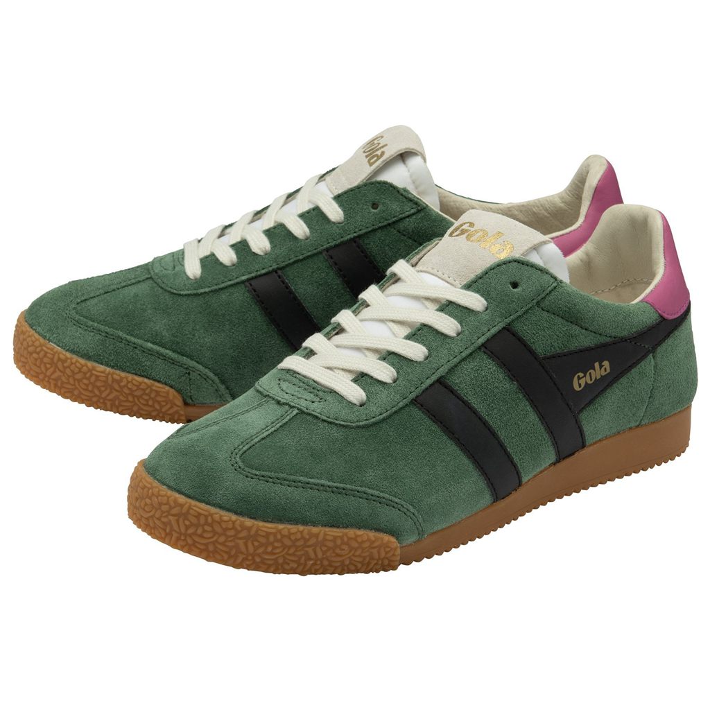 Gola Classics Elan Sneakers Pretas Fucsia Portugal | VBFL80942