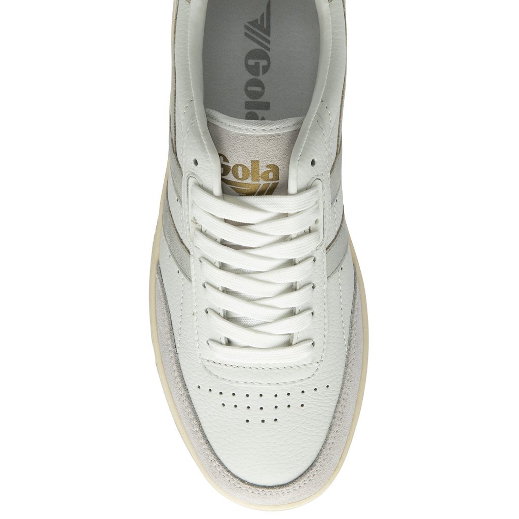 Gola Classics Falcon Mirror Sneakers Branco Prateadas Portugal | BTNK20498