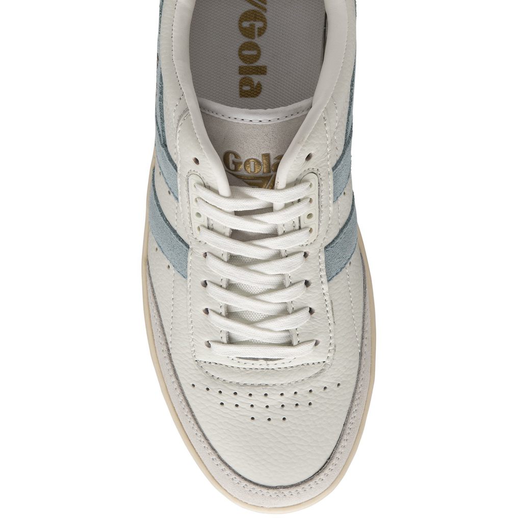 Gola Classics Falcon Sneakers Branco Azuis Portugal | RFZE07486