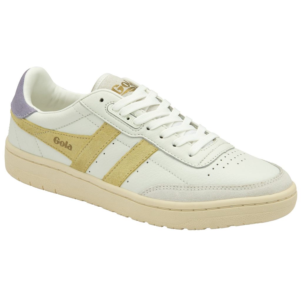 Gola Classics Falcon Sneakers Branco Limão Lavanda Portugal | TXVY95286