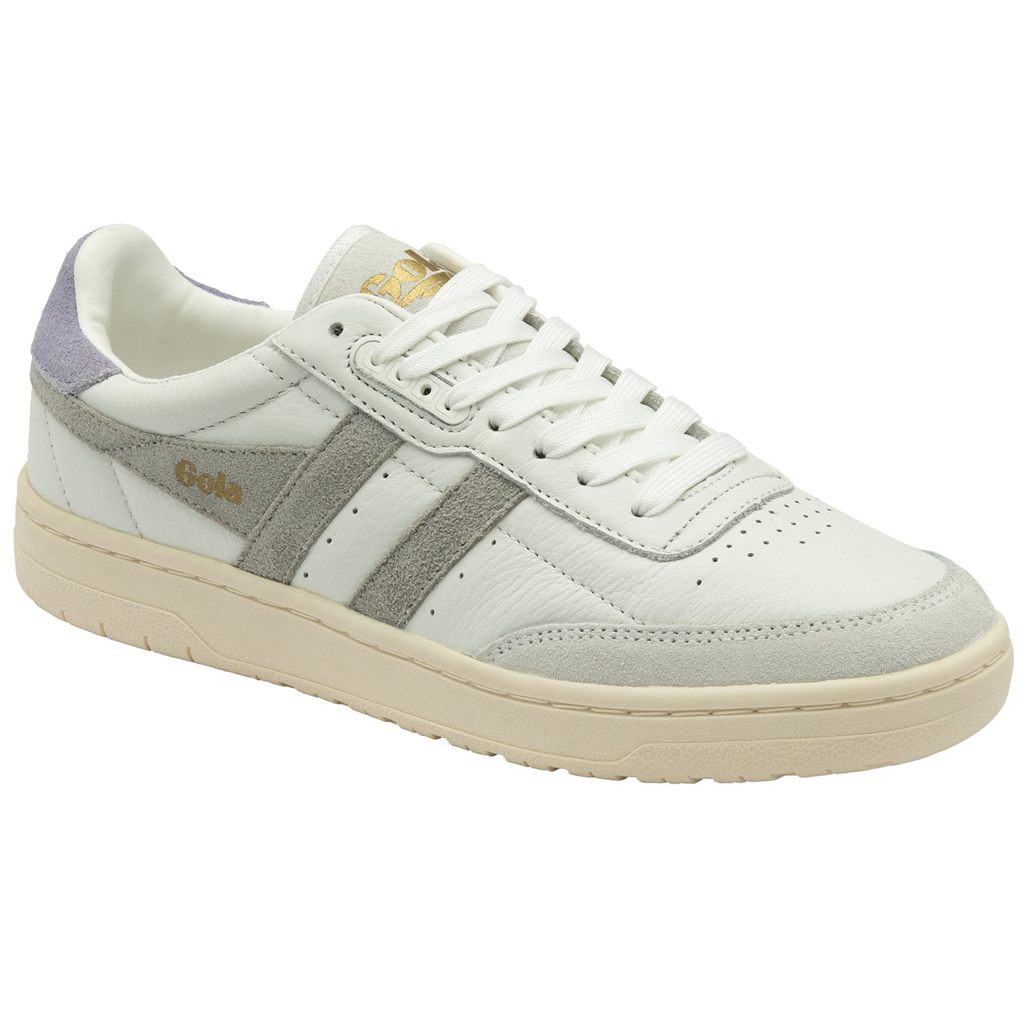 Gola Classics Falcon Sneakers Branco Luz Cinzentas Lavanda Portugal | YKJL79280