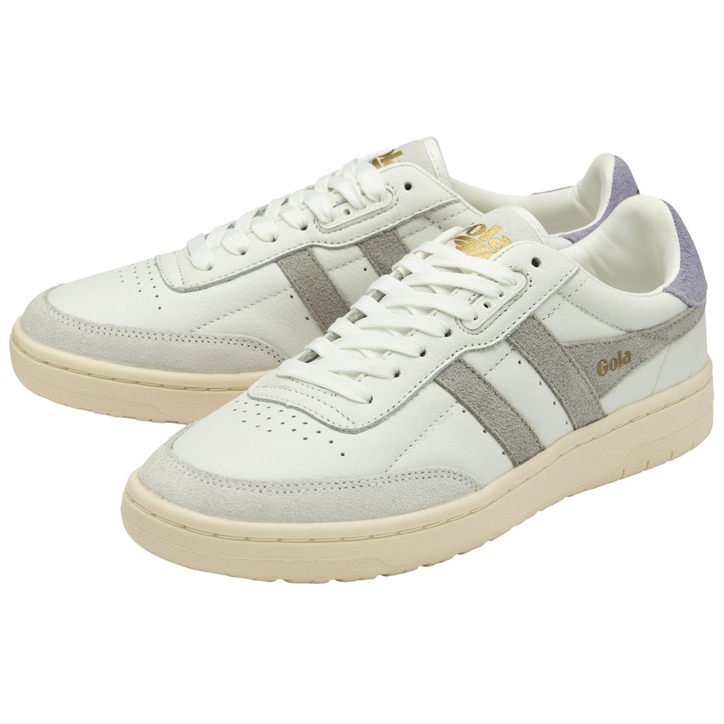 Gola Classics Falcon Sneakers Branco Luz Cinzentas Lavanda Portugal | YKJL79280