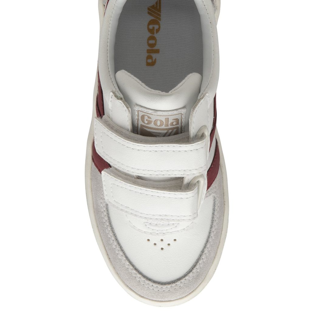 Gola Classics Grandslam Classic Strap Sneakers Branco Vermelhas Escuro Pretas Portugal | ICEV89246
