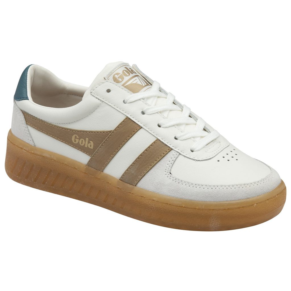 Gola Classics Grandslam Elite Sneakers Branco Luz Azul Claro Portugal | ZWYT14580