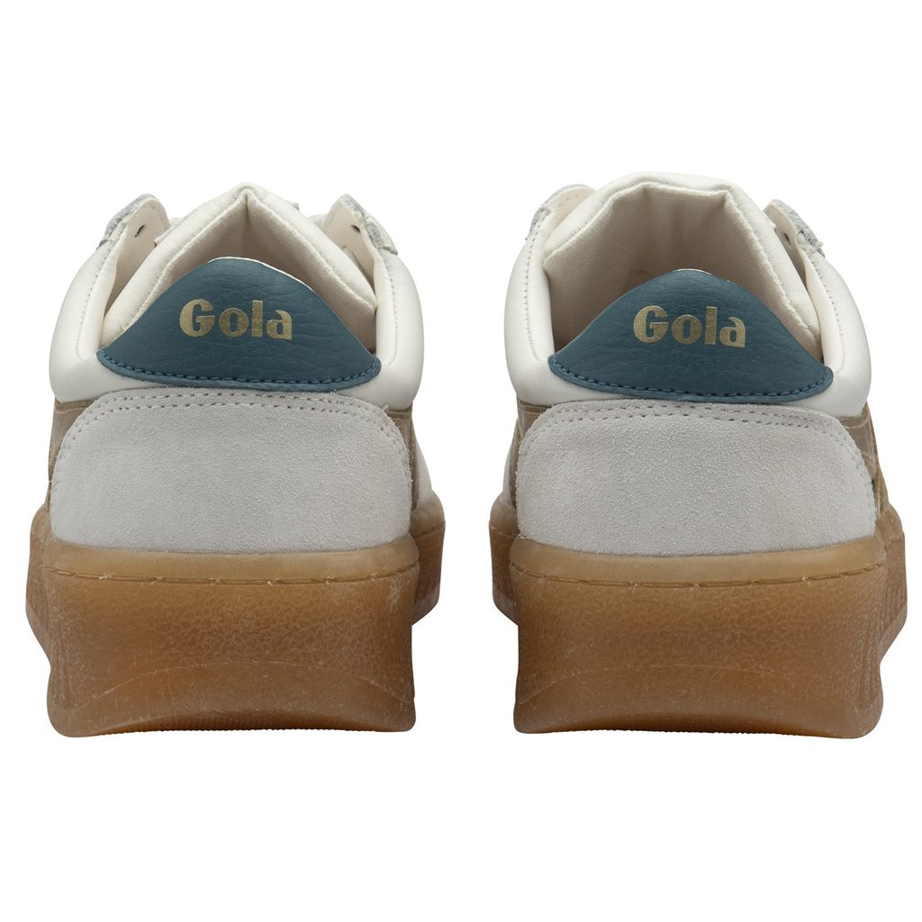 Gola Classics Grandslam Elite Sneakers Branco Luz Azul Claro Portugal | ZWYT14580