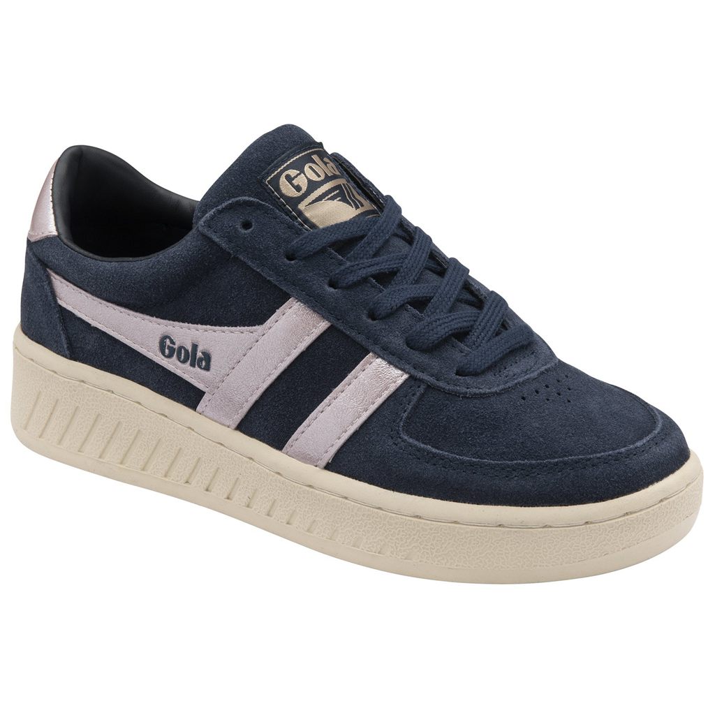 Gola Classics Grandslam Flame Sneakers Azul Marinho Rosa Portugal | SRHI67051